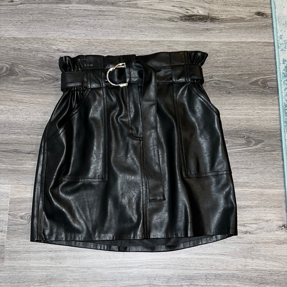 Leather skirt